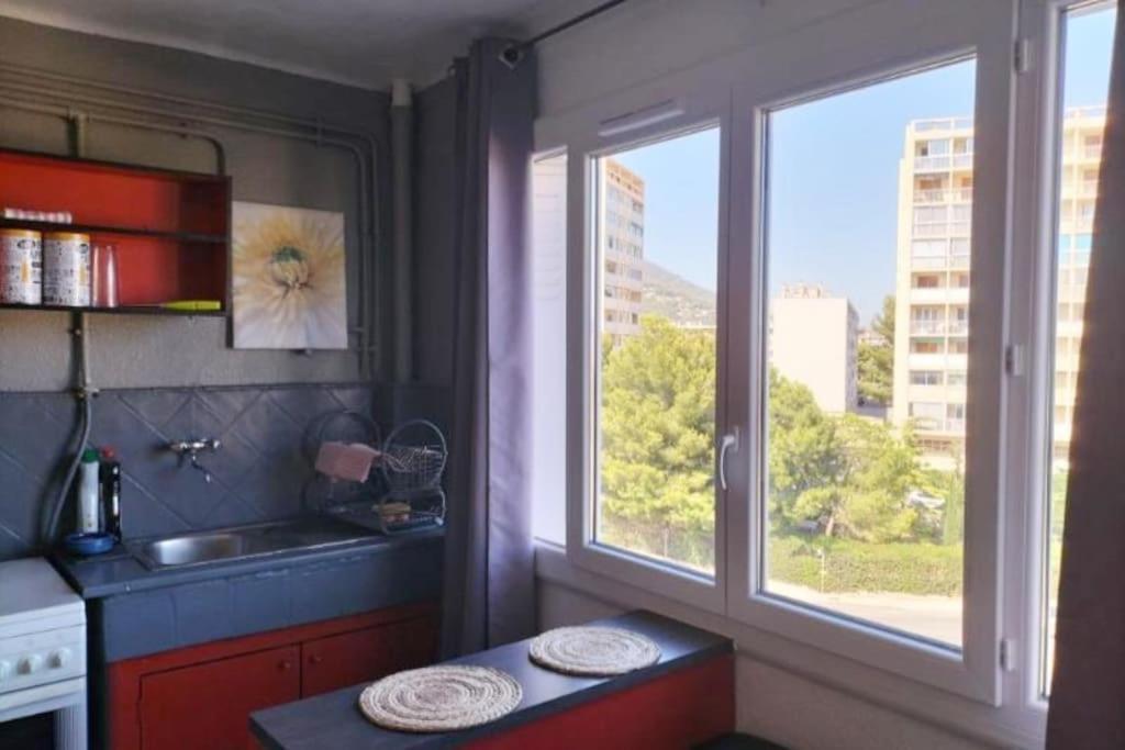 Toulon Est La Valette Studio 35M2 Dominant Parking Proche Mer 아파트 외부 사진